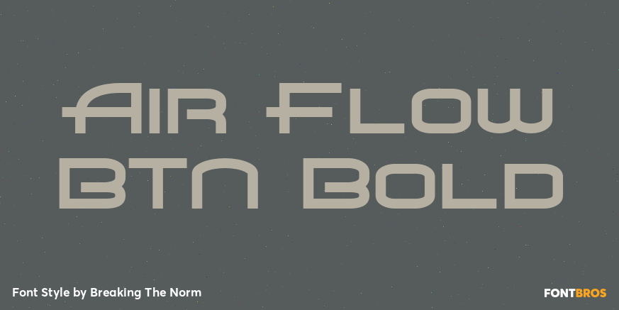 Air Flow BTN Bold Poster