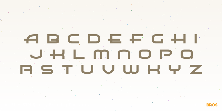 Air Flow BTN Bold Font Poster #1