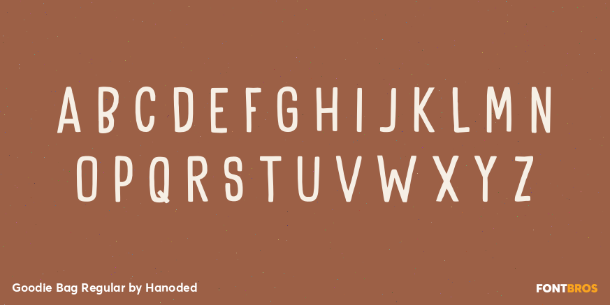 Goodie Bag Regular Font Poster #2