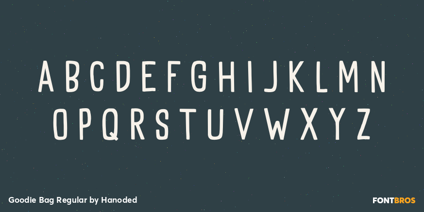 Goodie Bag Regular Font Poster #3