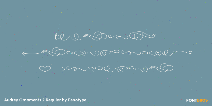 Audrey Ornaments 2 Regular Poster