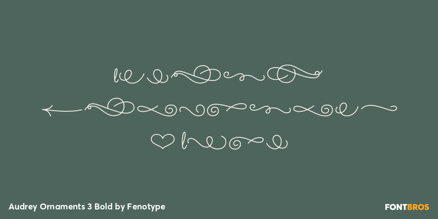 Audrey Ornaments 3 Bold Poster