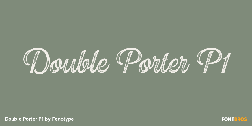 Double Porter P1 Poster