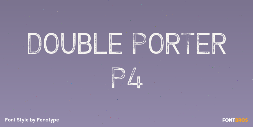 Double Porter P4 Poster