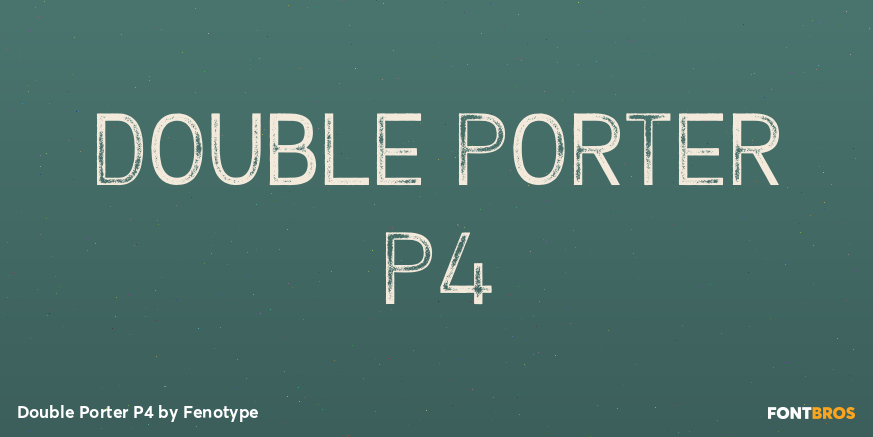 Double Porter P4 Poster
