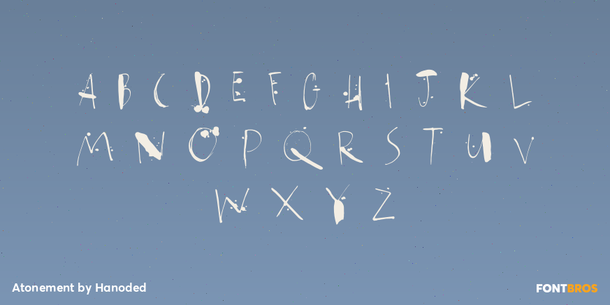 Atonement Font Poster #2