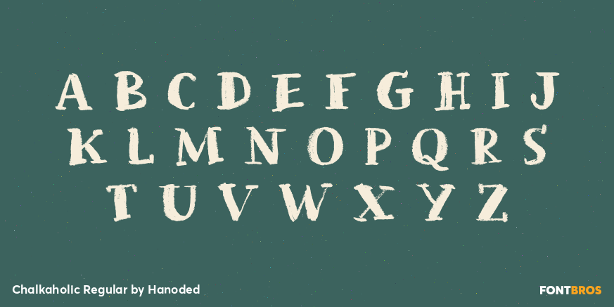 Chalkaholic Regular Font Poster #1