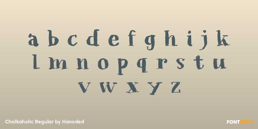 Chalkaholic Regular Font Poster #1