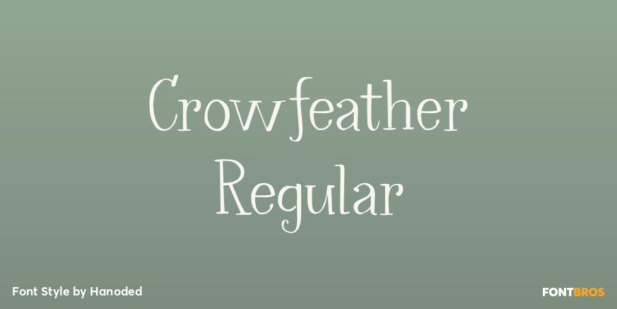 Crowfeather Regular Poster