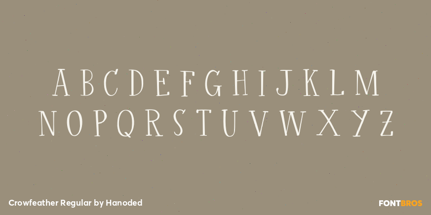 Crowfeather Regular Font Poster #1