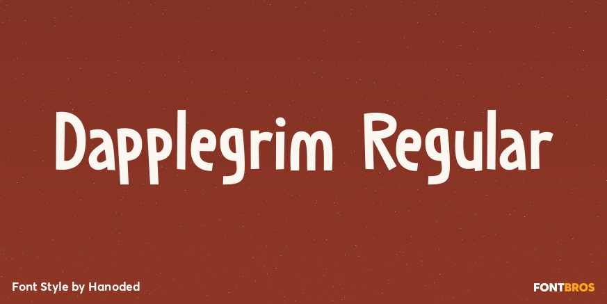 Dapplegrim Regular Font Poster #1