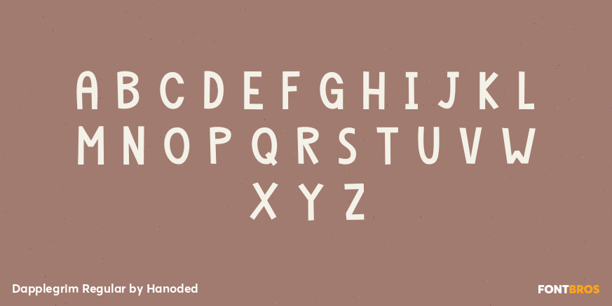 Dapplegrim Regular Font Poster #2