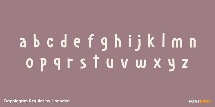 Dapplegrim Regular Font Poster #3