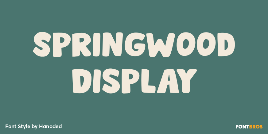 Springwood Display Poster