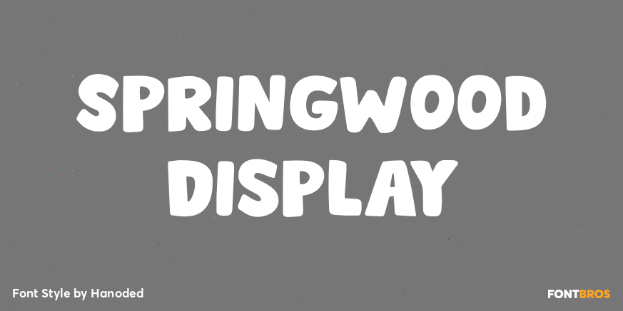 Springwood Display Poster