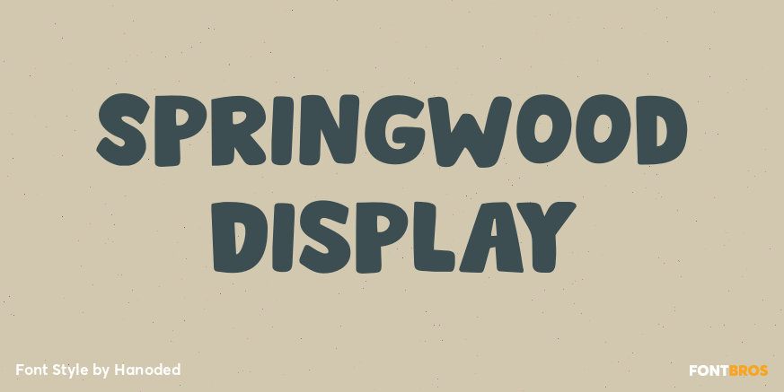 Springwood Display Poster