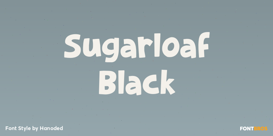 Sugarloaf Black Font Poster #1