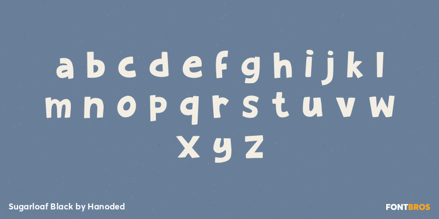Sugarloaf Black Font Poster #1