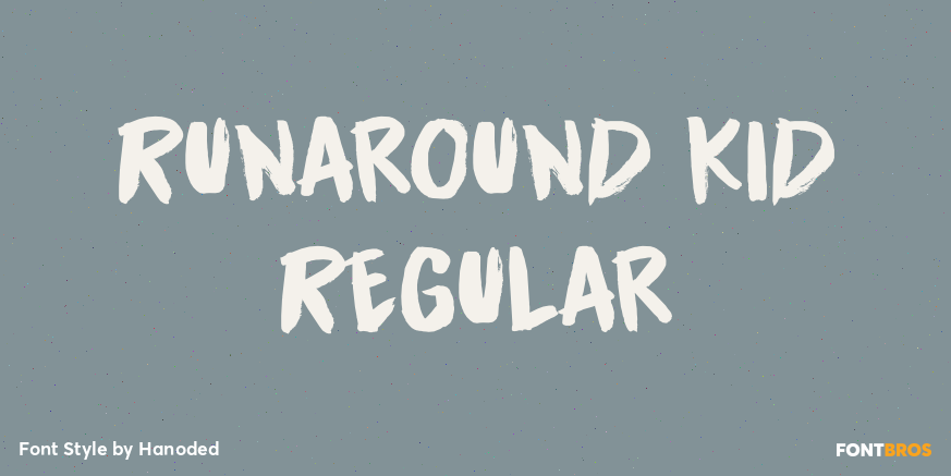 Runaround Kid Regular Font Poster #1