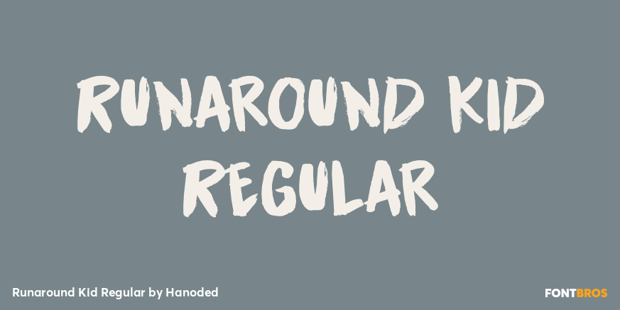 Runaround Kid Regular Font Poster #1