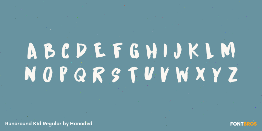 Runaround Kid Regular Font Poster #2