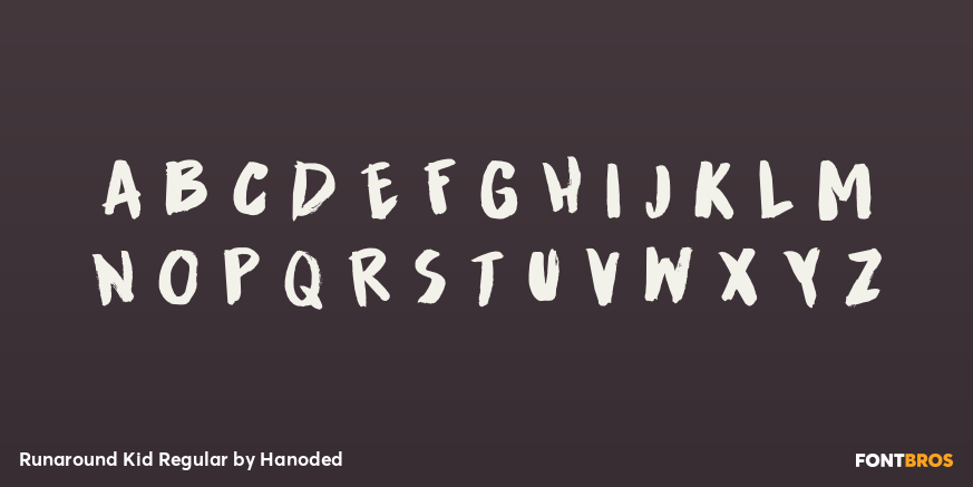 Runaround Kid Regular Font Poster #3