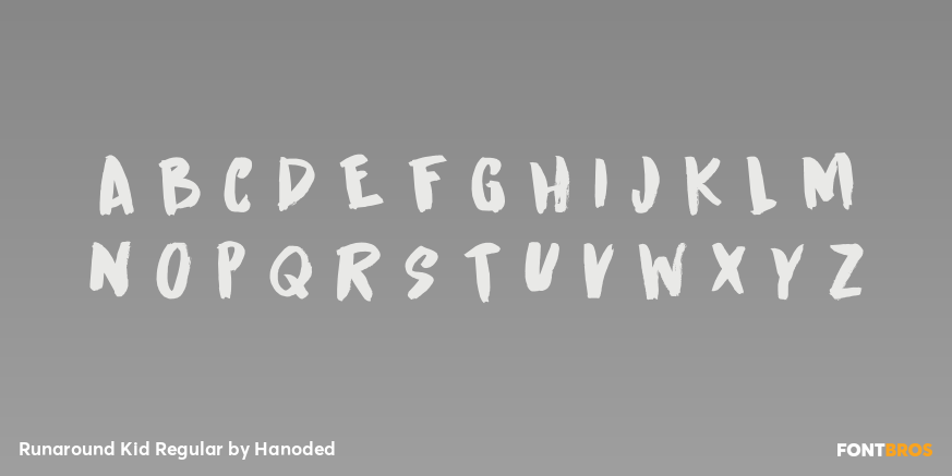 Runaround Kid Regular Font Poster #2
