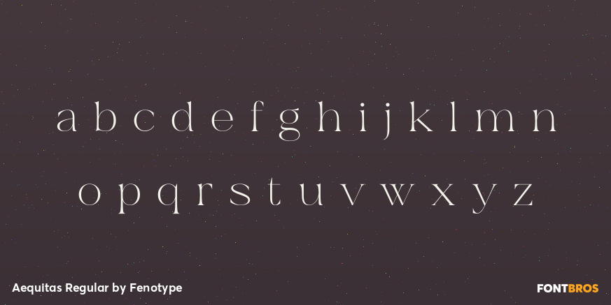 Aequitas Regular Font Poster #3
