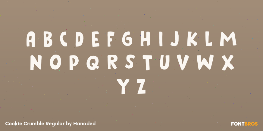 Cookie Crumble Regular Font Poster #2