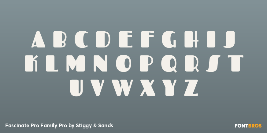 Fascinate Pro Family Pro Font Poster #2