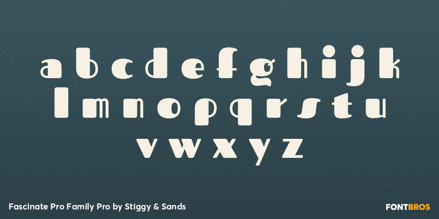 Fascinate Pro Family Pro Font Poster #3