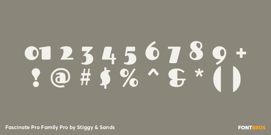 Fascinate Pro Family Pro Font Poster #4