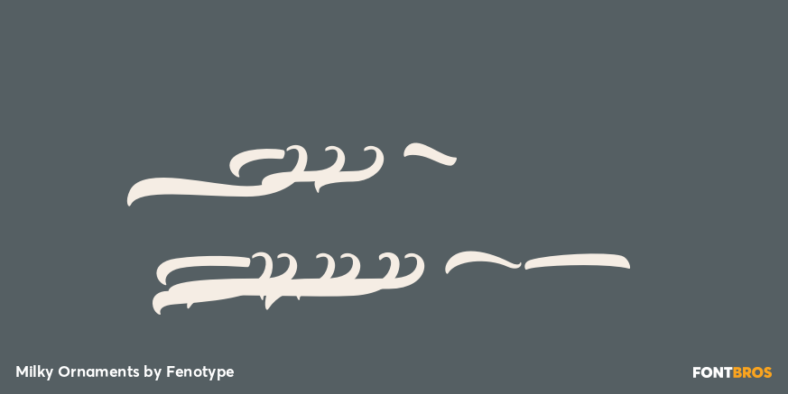 Milky Ornaments Poster