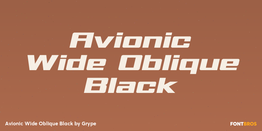 Avionic Wide Oblique Black Poster