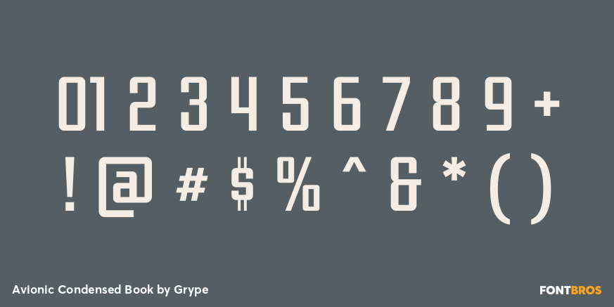 Avionic Condensed Book Font Poster #4