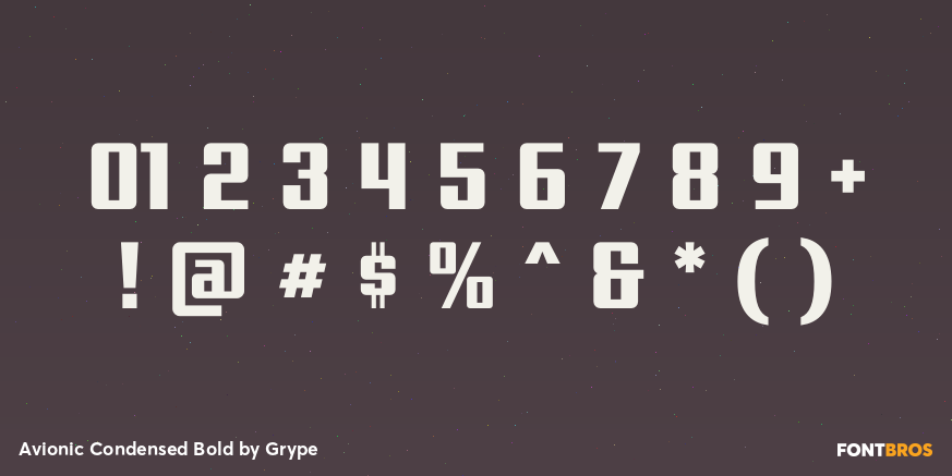 Avionic Condensed Bold Font Poster #4