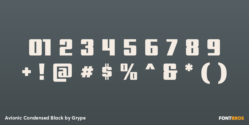 Avionic Condensed Black Font Poster #4