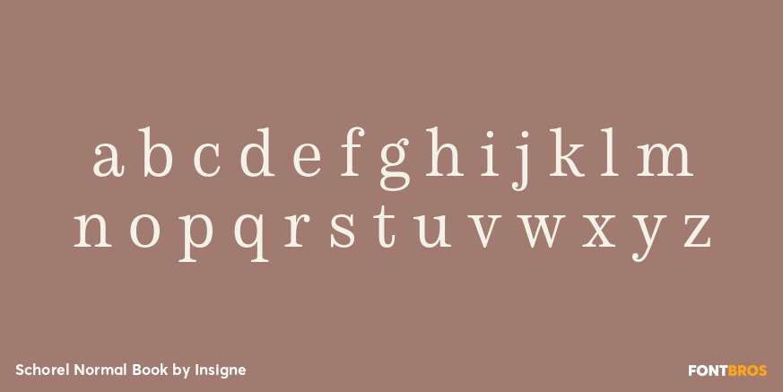 Schorel Normal Book Font Poster #3