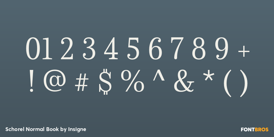 Schorel Normal Book Font Poster #4
