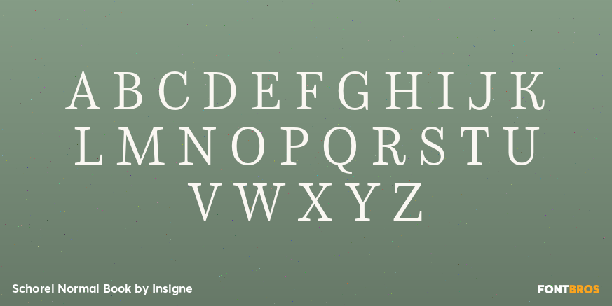 Schorel Normal Book Font Poster #1