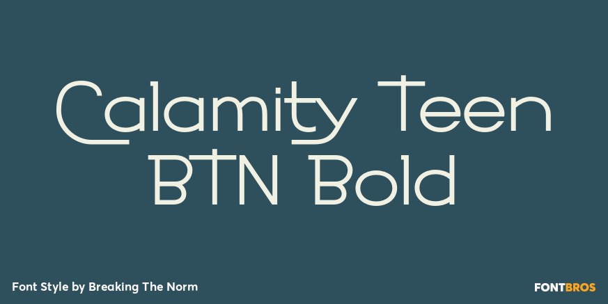 Calamity Teen BTN Bold Poster
