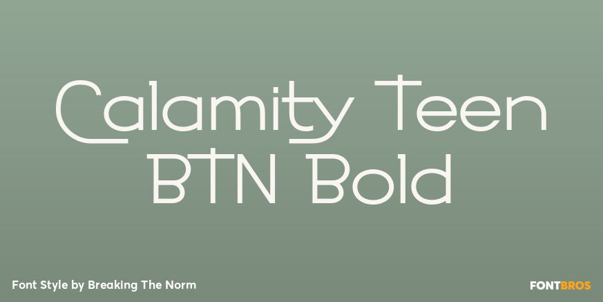 Calamity Teen BTN Bold Poster