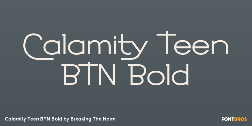 Calamity Teen BTN Bold Poster