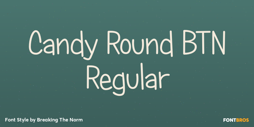 Candy Round BTN Regular Poster