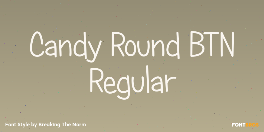 Candy Round BTN Regular Poster