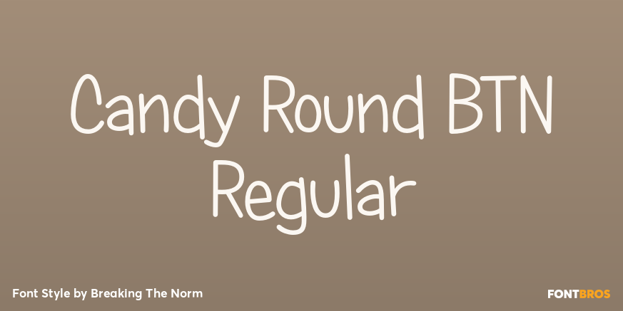Candy Round BTN Regular Poster