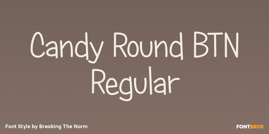 Candy Round BTN Regular Poster