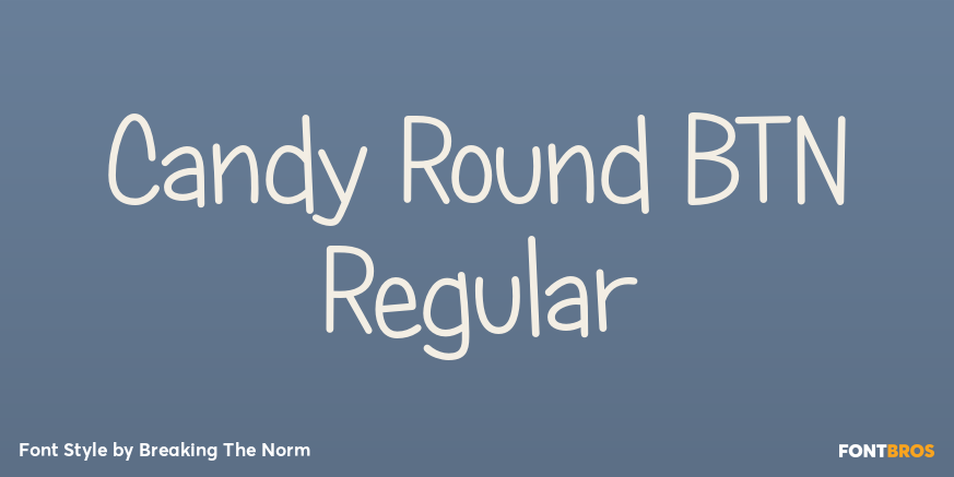 Candy Round BTN Regular Poster