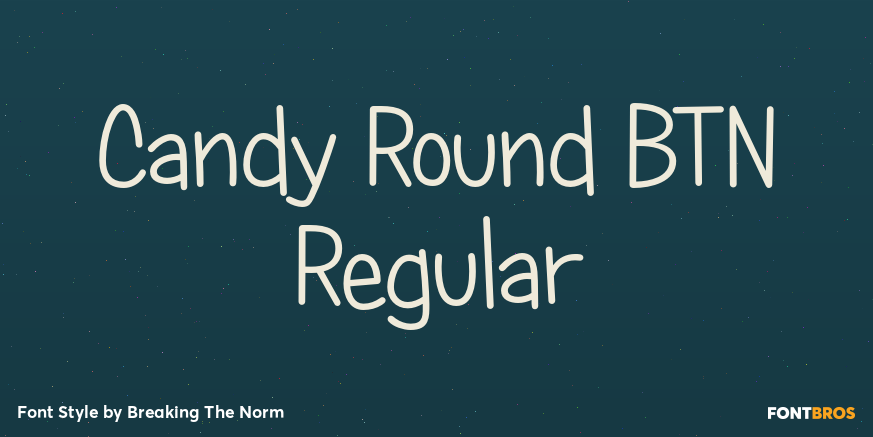 Candy Round BTN Regular Poster