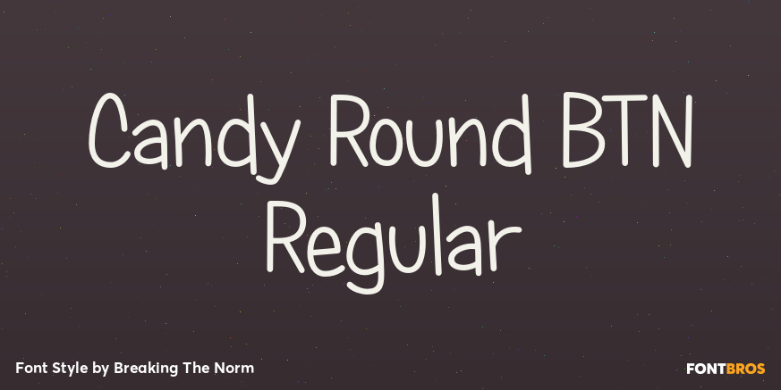 Candy Round BTN Regular Poster